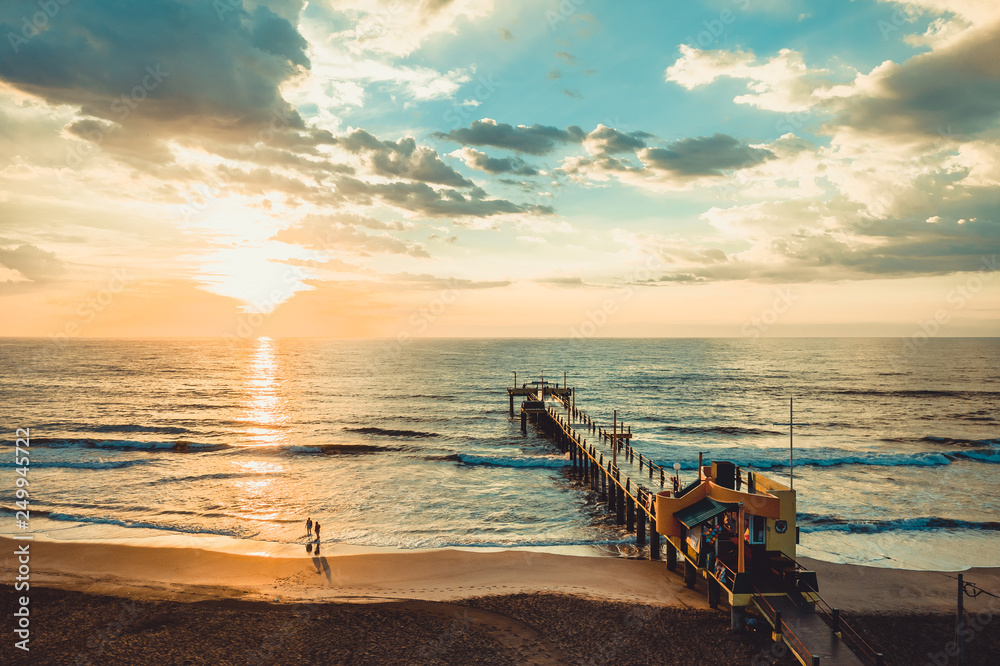 Sunrise at Villa Gesell, Argentina