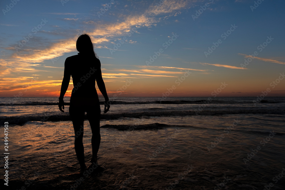 Enjoying Sunrise, St Simons Island, Georgia Enjoying Sunrise, St Simons Island, Georgia