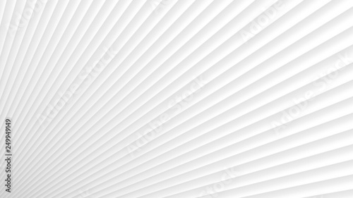 Abstract background of gradient rays in white colors