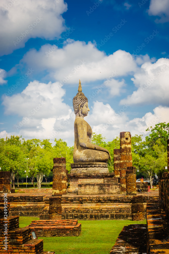 Wat Si Sawai temple in the Sukhotai Historical Park, Thailand