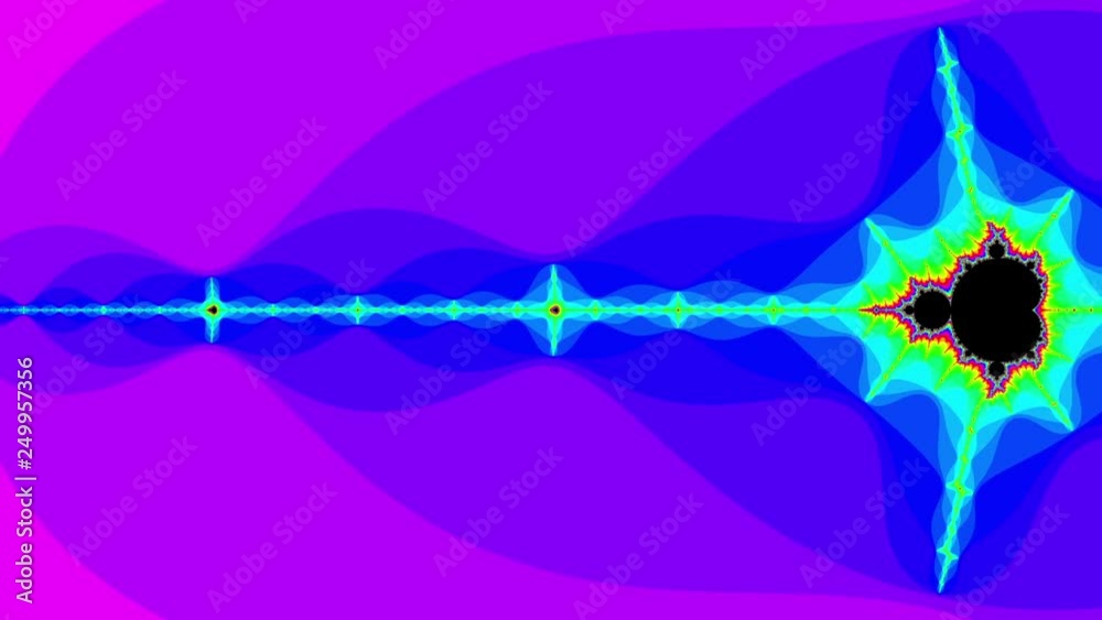Long Detailed Colorful Mandelbrot Fractal Zoom 3