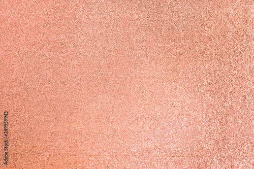 Close up of peach glitter textured background
