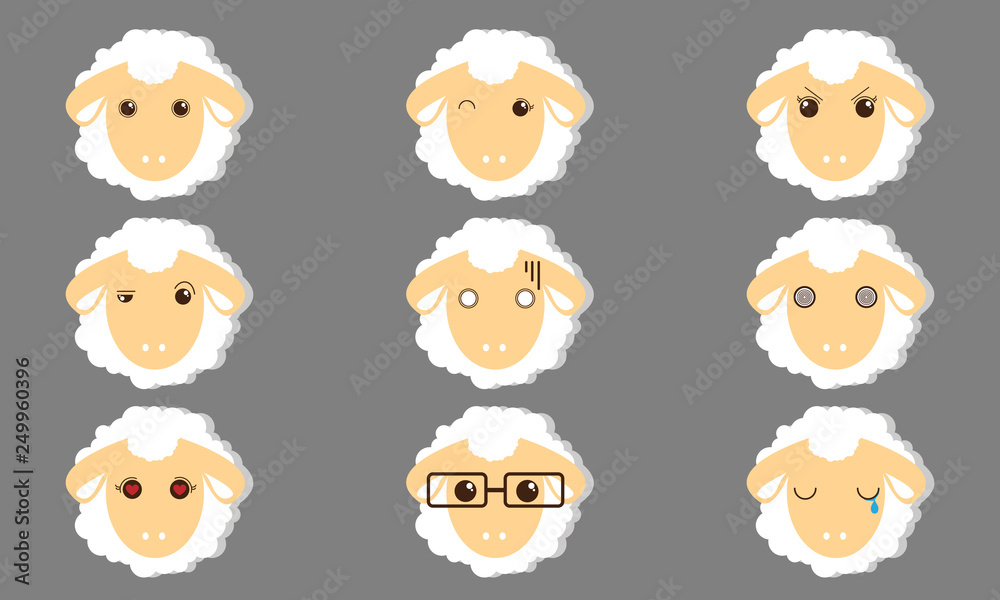 Kawaii Cute Sheep Kawaii Cute Sheep