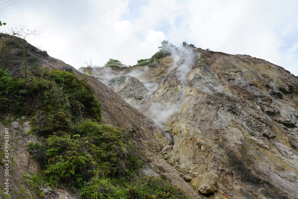 Geothermal activity in rural Philippines near Dumaguete