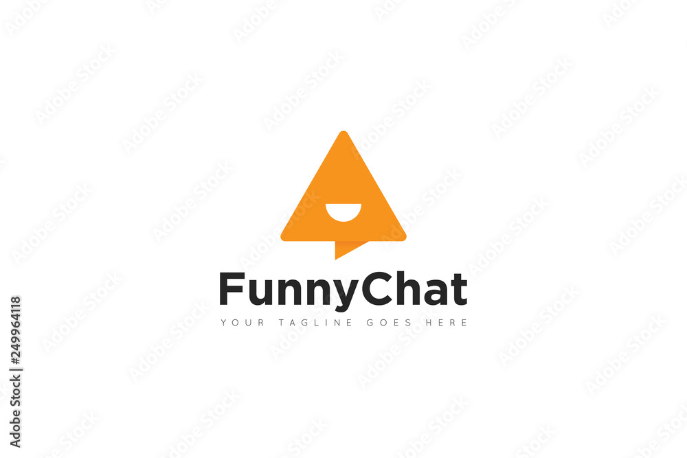 funny logo, funny chat. chat Logo Vector design Template. Vector Illustrator Eps.10 funny logo, funny chat. chat Logo Vector design Template. Vector Illustrator Eps.10