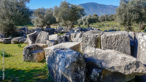 Euromos ancient city (antik kenti) photo