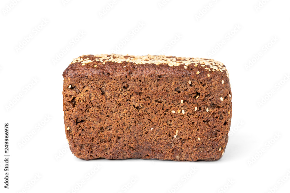 Rye bread isolated on white background. Rye bread isolated on white background.