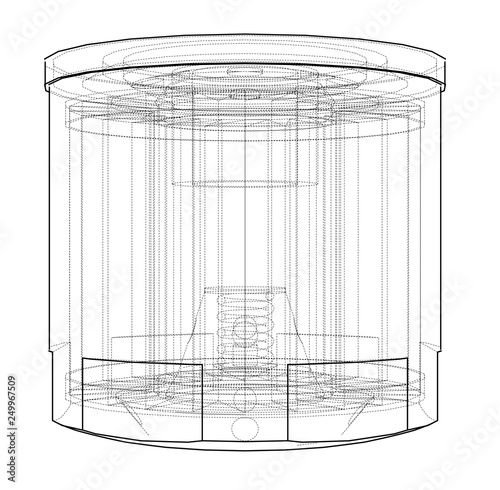 Vector oil filter concept