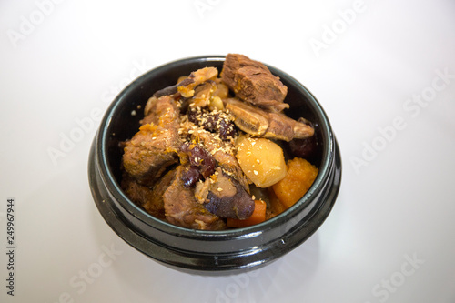 Braised Short Ribs - Korean Food Galbi jjim