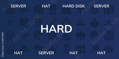 hard icon set
