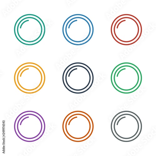 camera lensecamera lense icon white background