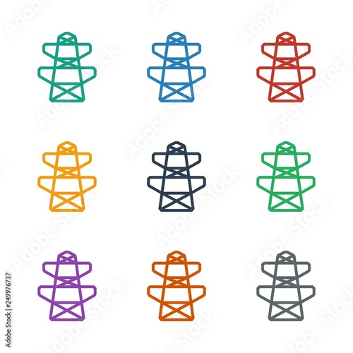 pylon icon white background
