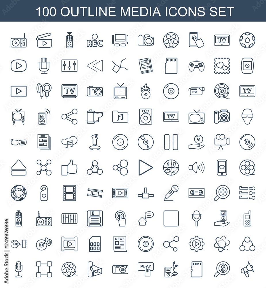 media icons media icons