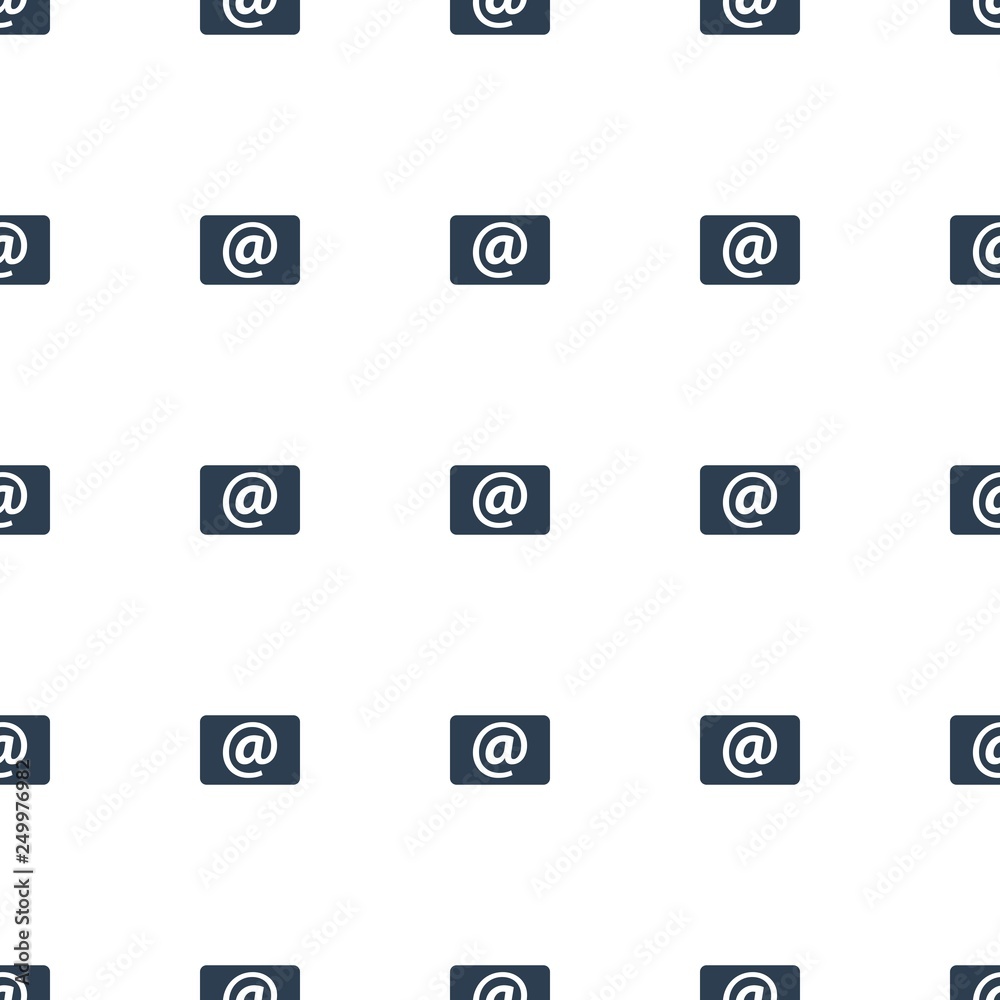 email icon pattern seamless white background