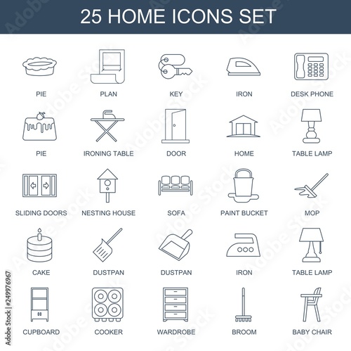 25 home icons