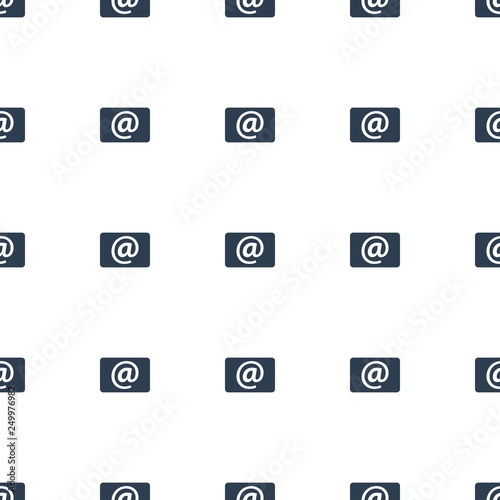 email icon pattern seamless white background