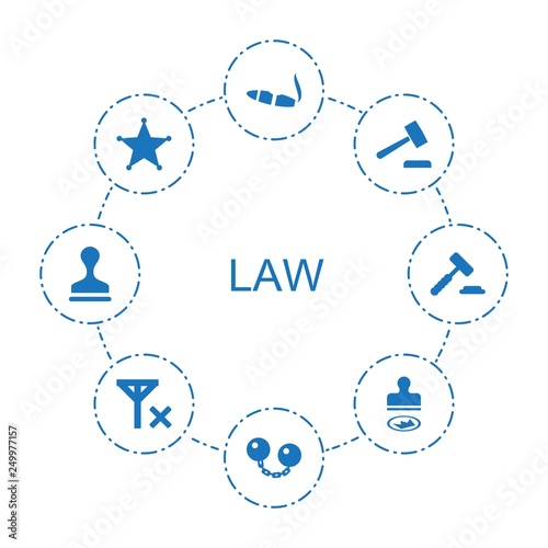 8 law icons