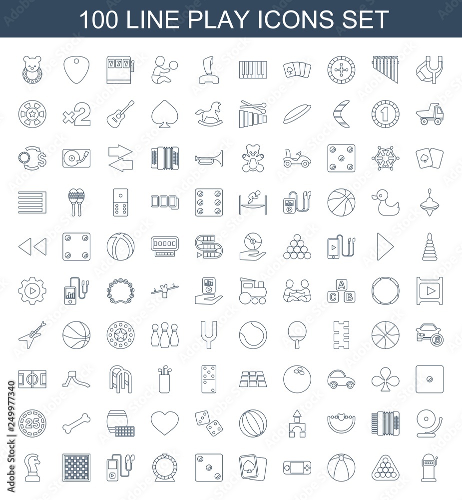 play icons