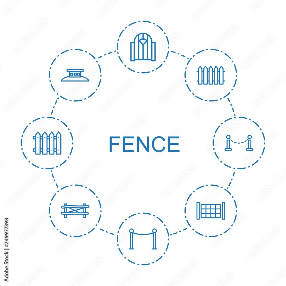 fence icons fence icons
