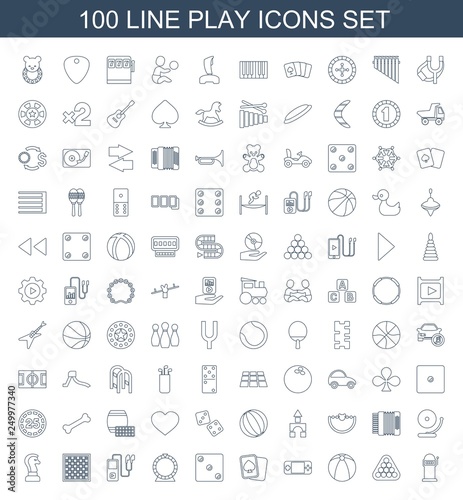 play icons