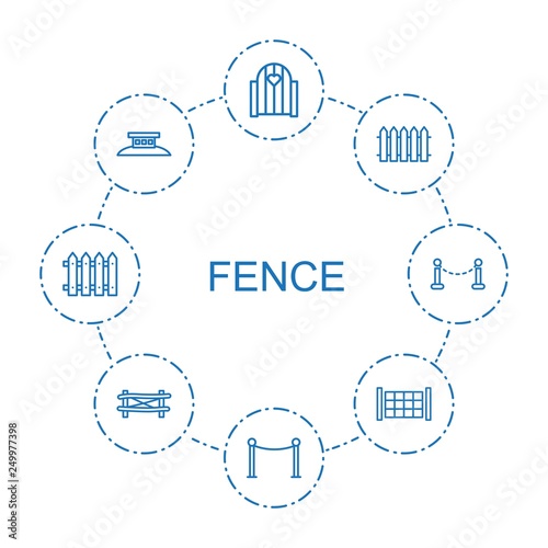 fence icons