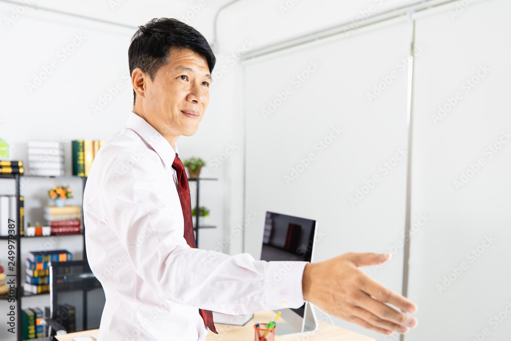 Asian business man isolated white Asian business man isolated white