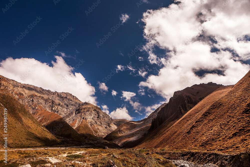 landscape in mountains, Napal