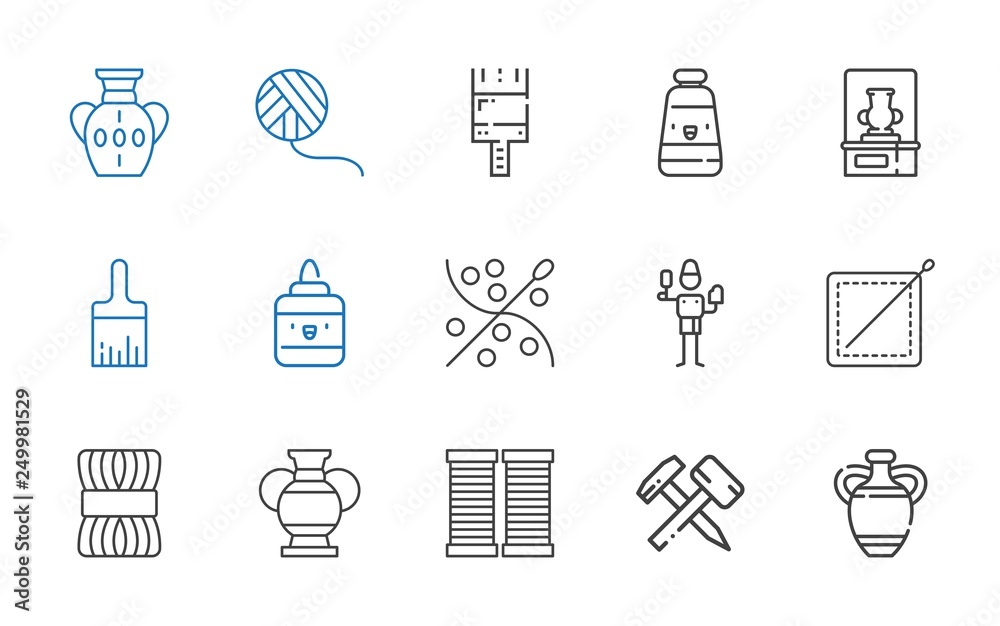 craft icons set craft icons set