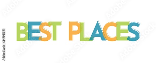 Best places word concept
