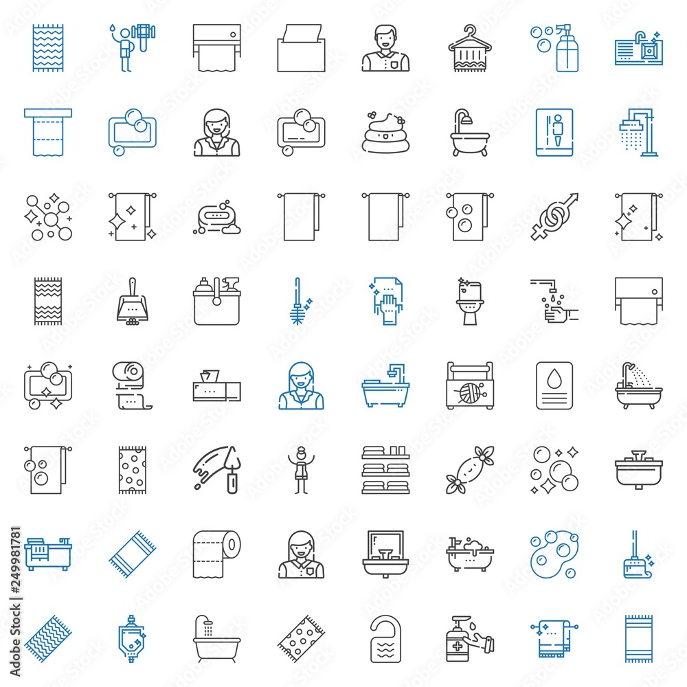 toilet icons set toilet icons set