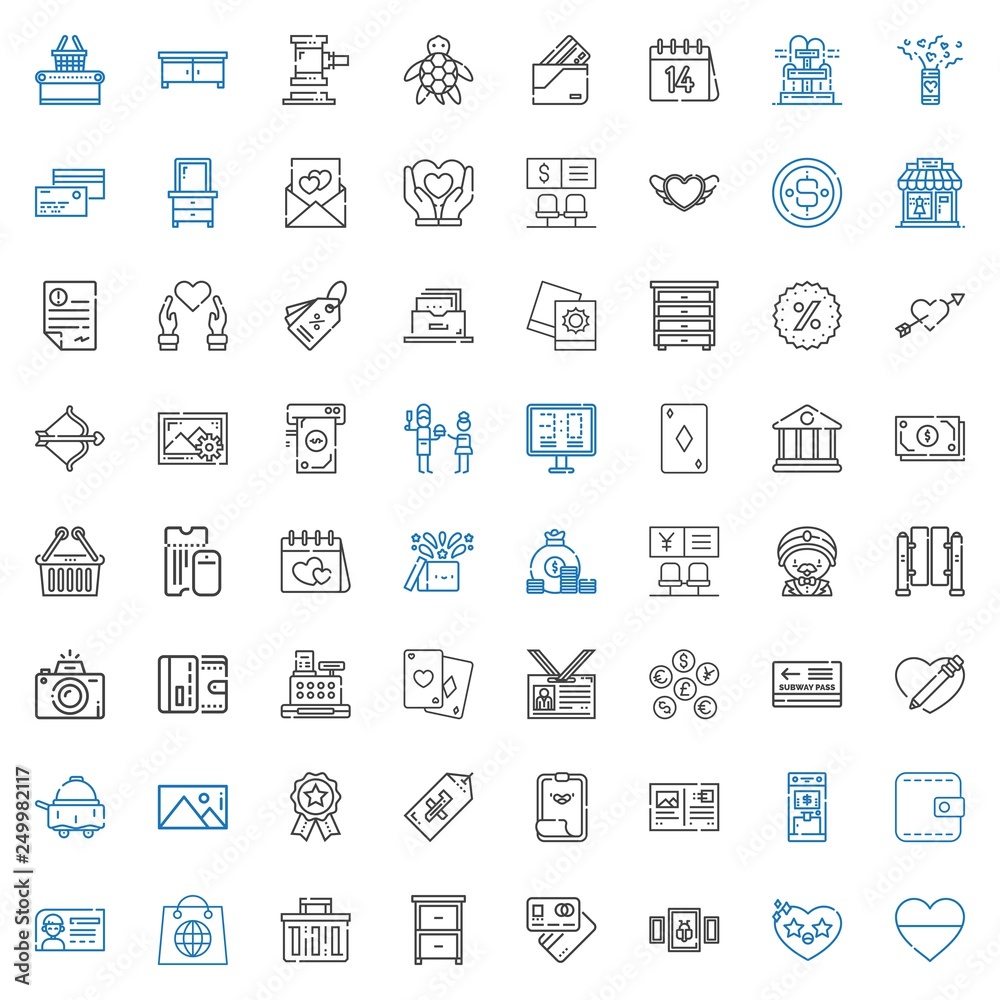 card icons set card icons set