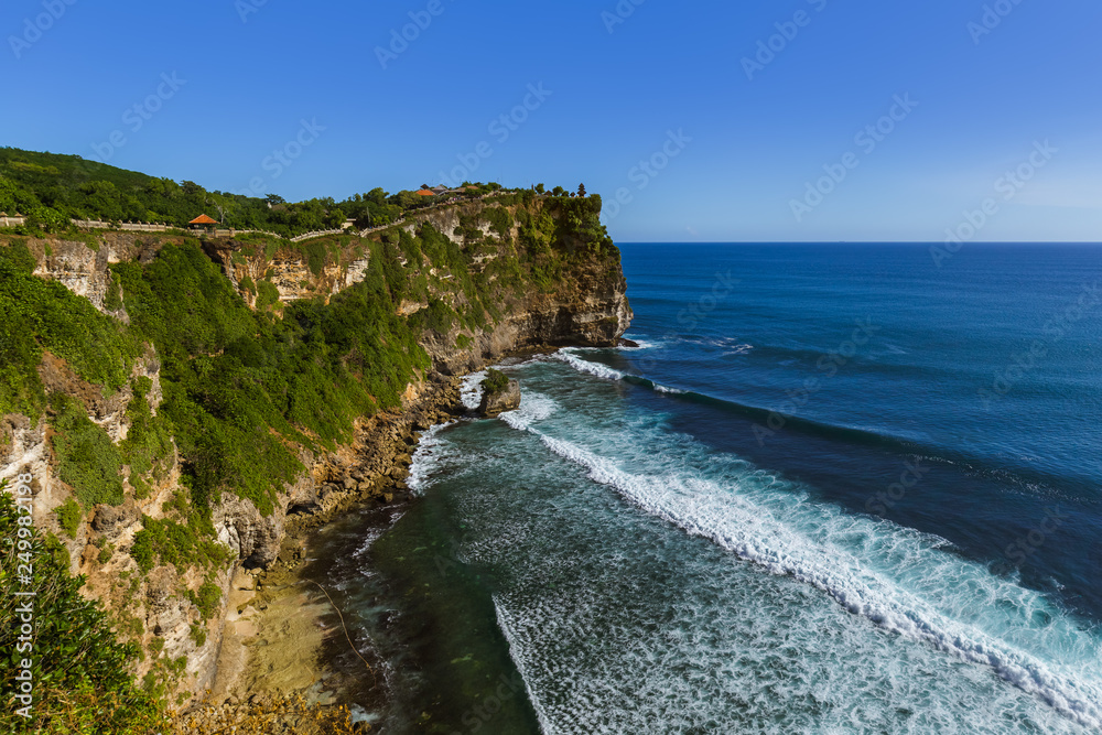 Uluwatu temple in Bali Indonesia