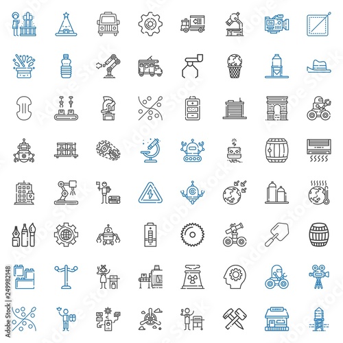 industry icons set