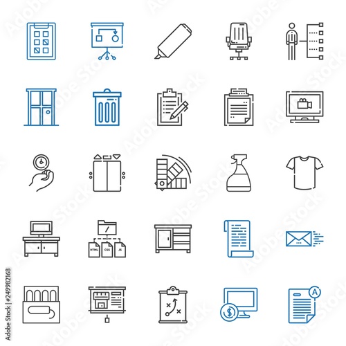 office icons set