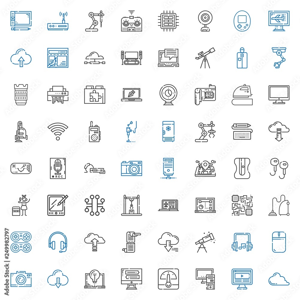 device icons set