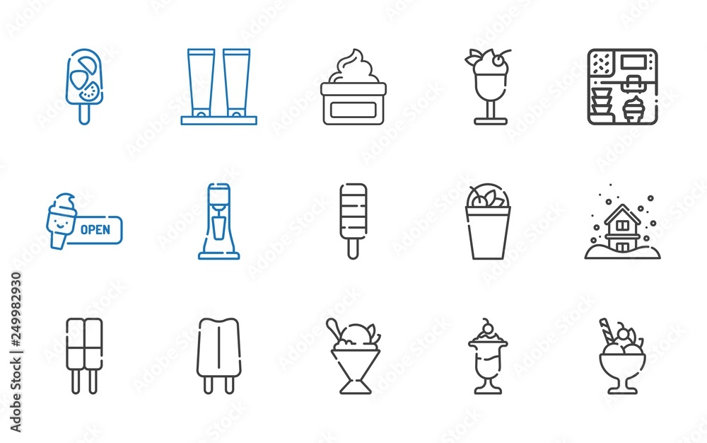 frozen icons set frozen icons set