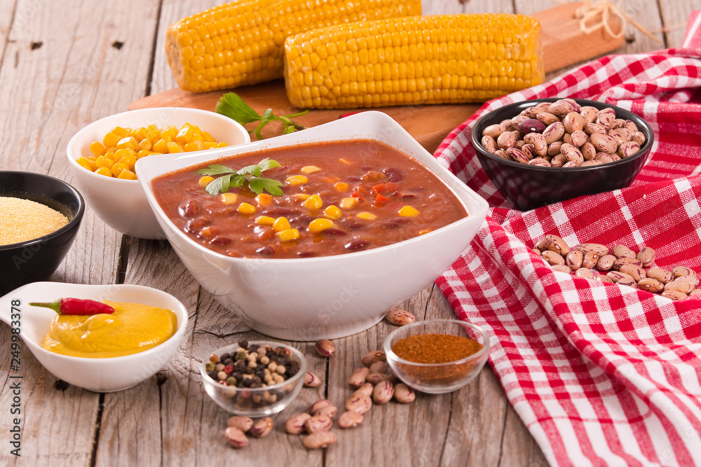 Beef chili. Beef chili.
