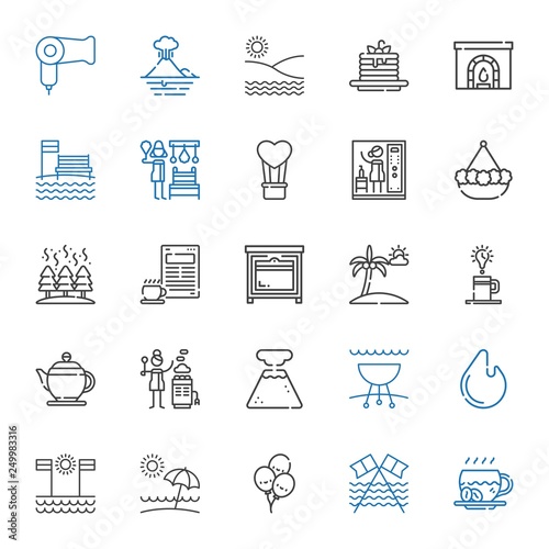 hot icons set