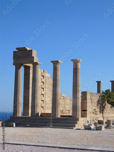 säulen auf rhodos