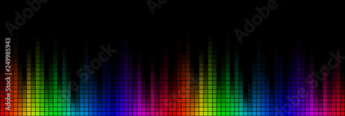 Background with sound scale.