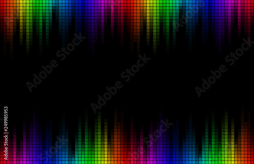 Background with sound scale.