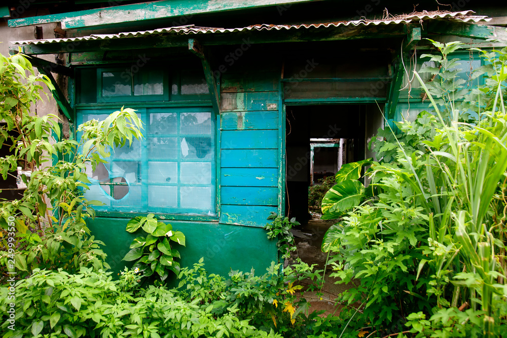 Old broken house in north of new Taipei City, Taiwan