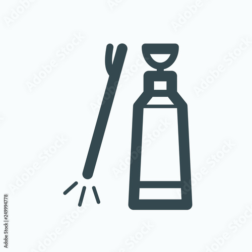 Backpack sprayer icon, garden sprayer vector icon