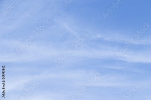 Beautiful clouds with blue sky background. Nature weather.cloud is water vapour in the atmosphere that has condensed into very small water droplets or ice crystals that appear in visible shapes