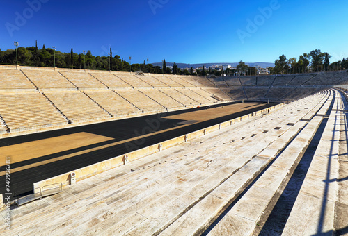 Panathenaic Stadium - Kallimarmaro is a multi purpose stadium in Athens, Greece photo