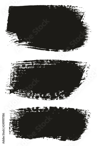 Paint Brush Medium Background High Detail Abstract Vector Background Set 59