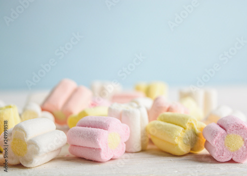 Multicolored Marshmallow, Birthday Card
