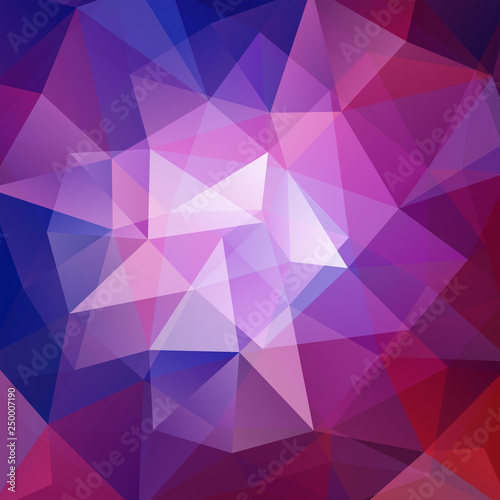 Background of pink, purple, blue geometric shapes. Mosaic pattern. Vector EPS 10. Vector illustration
