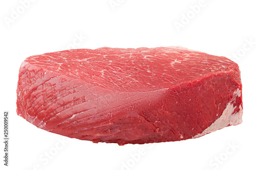meat, beef, isolated on white background, clipping path, full depth of field