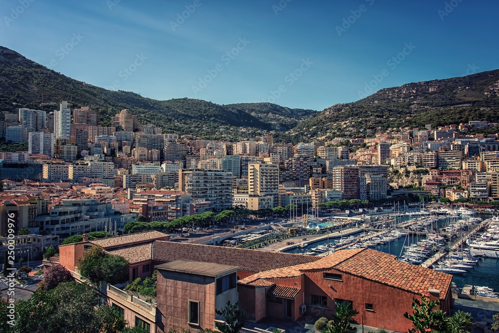 Hercules harbour in the principality of Monaco